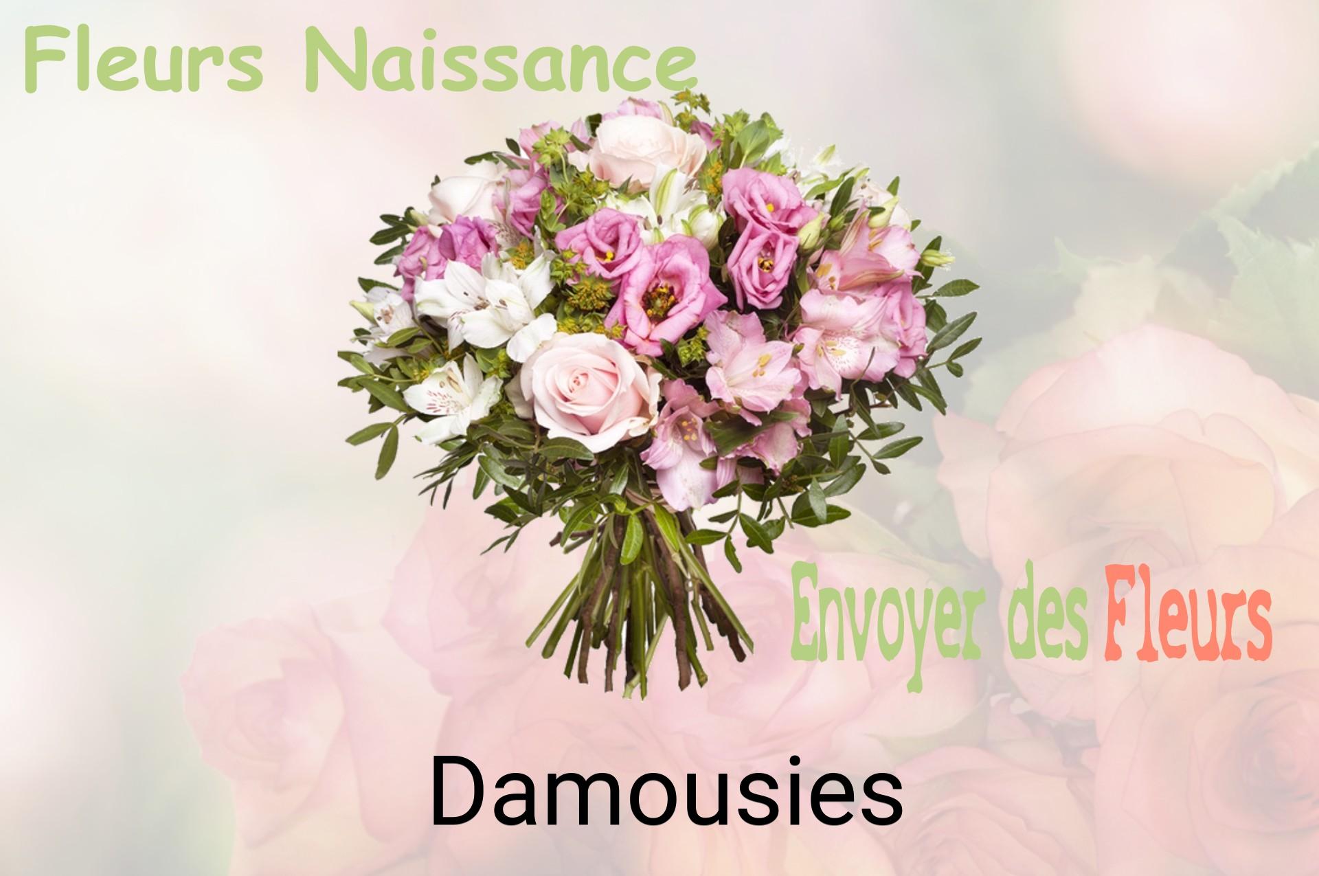 Bouquet de fleurs de naissance livré à Damousies